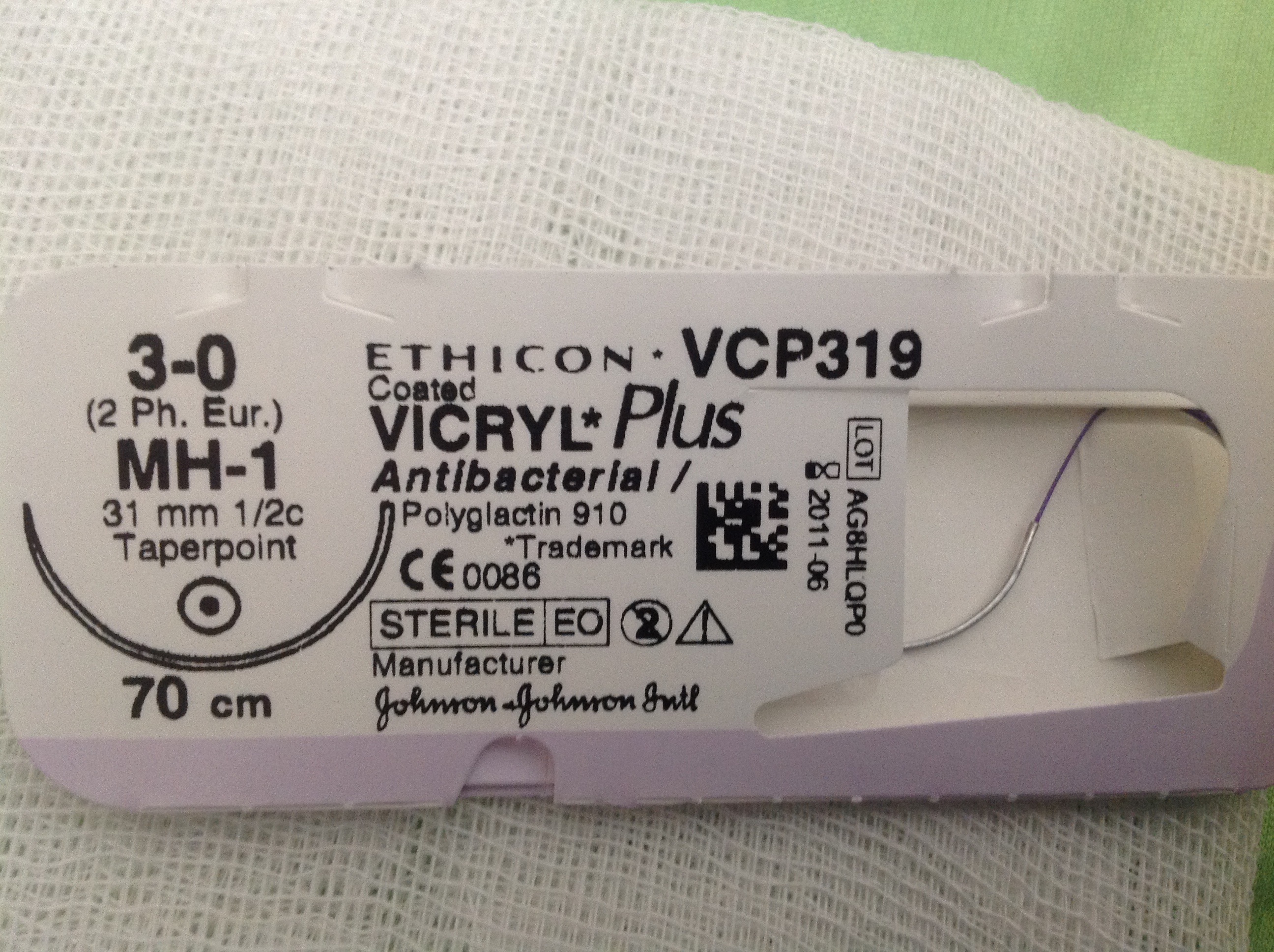 Sutura de poliglactina 910 (Vicryl)